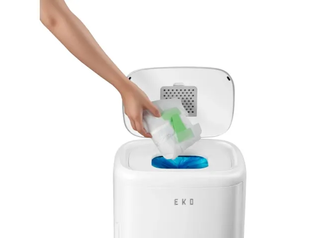 EKO BUBU Luieremmer 30 Liter Wit - 3-in-1 Geurblokkering