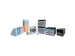 Set 4 brievenbakken COMBO pastelkleuren
