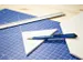 Cutter Westcott Office 9mm curseur coulissant corps métal bleu