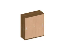 Schuifdeurkast 1150x1000x430mm Decor Romp Noten Decor Front Beuken