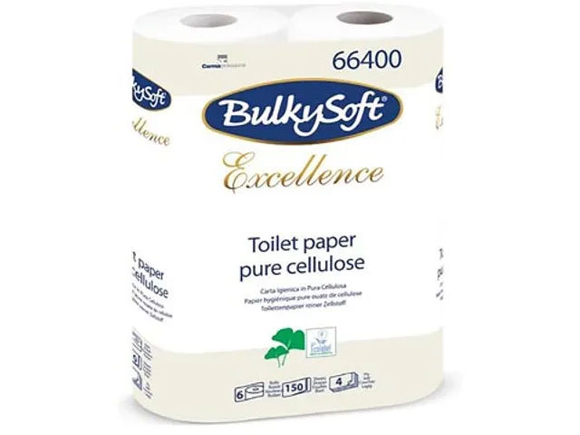 Excellence toiletpapier 4-laags wit 150 vel 6 rollen