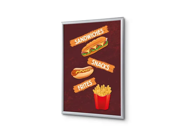 Kliklijst A1 complete set met print "Sandwiches Snacks Frites"