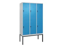 dubbeldekse locker,HxBxD 2120x1200x500mm,3x2vak.,vak B 400mm