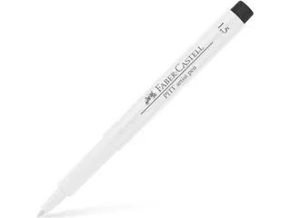 Tekenstift Faber-Castell Pitt Artist Pen 1,5 101 wit - 2