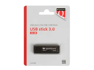 Quantore USB-stick 3.0 16GB Zwart - 1