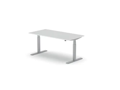 Elektrisch ihv bureau,HxBxD 650-1310x1600x800mm,blad wit