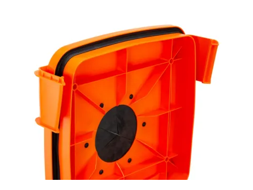 Verzamelbak,V. Spuitbussen,Kunststof,Grijs/Oranje,120L