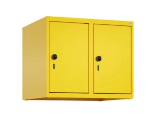 opzetkast,v. locker,2vak.,vak B 300mm,HxBxD 500x600x500mm,draaigrendel - 2