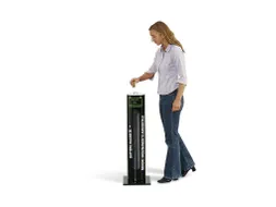 verzamelbak voor lege batterijen,30l,HxØ 950x200mm