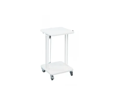 Verrijdbare Afvalzakhouder Met Deksel 40 Liter Wit