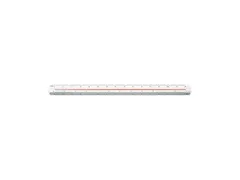 M+R Lineaal In plast. Architecte 21:100 1:250 1:400 1:200 1:300 1:500