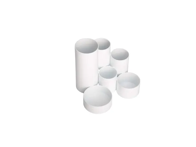 Pennenkoker MAUL Tubo wit 6-vaks Ø150x125mm