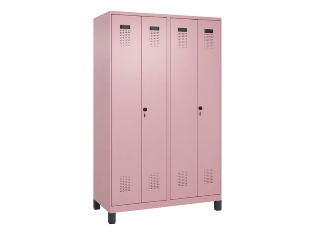 locker voor scheiding van kleding,HxBxD 1950x1200x500mm,4vak