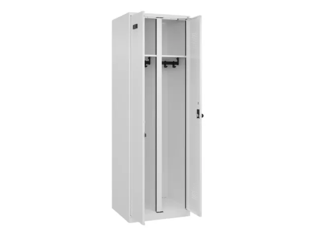 locker voor scheiding van kleding,HxBxD 1850x600x500mm,2vak