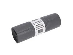 Afvalzak Cleaninq 60x80cm LDPE recycled T30 60 Liter trekband grijs