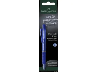 Balpen Faber-Castell Polyball View op blister - 4