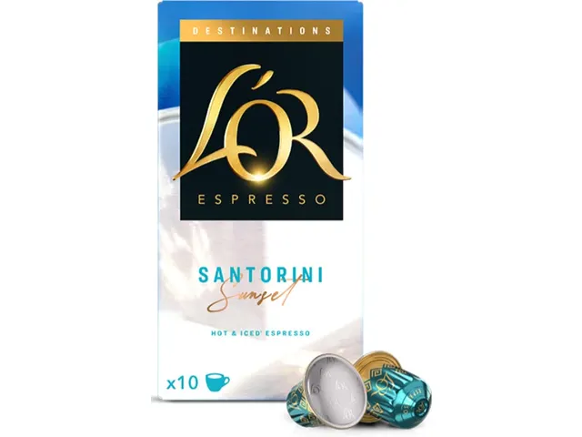 L'Or Destinations koffiecapsules Santorini Sunset 7/13 10 stuks