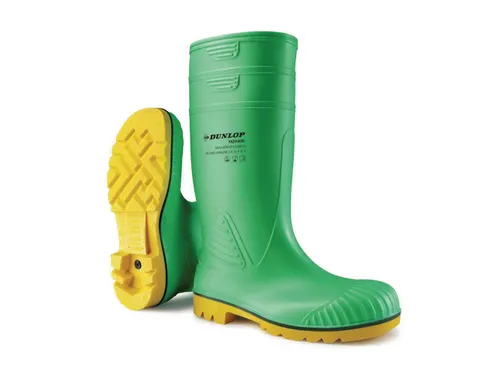 Dunlop Acifort Hazguard S5 veiligheidslaarzen, SRA groen/geel maat 44