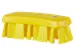 Vikan 3891-6 UST Kleine Werkborstel Harde vezel 176mm Geel