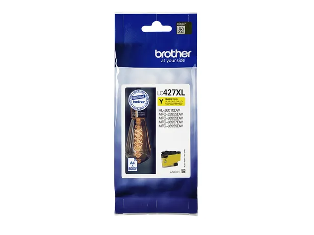 Inktcartridge Brother LC-427XLY geel