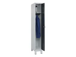 locker,HxBxD 1950x300x500mm,1vak,vak B 300mm,draaigrendel,voeten
