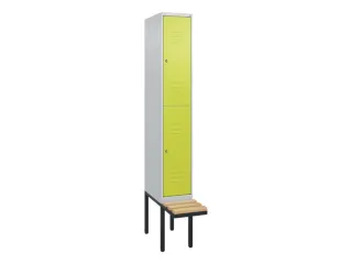 Dubbeldekse dekenkist,HxBxD 2120x300x815mm,1x2vak.,vak B 300mm - 1