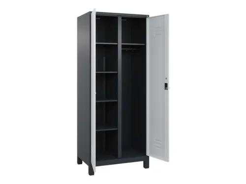 wasgoedverdeelkast,HxBxD 1950x800x500mm,vak B 400mm,draaigrendel