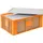 Euronorm-stapelbak,m. isoleerbox,HxLxB 240x600x400mm,43/20,4l,HDPE