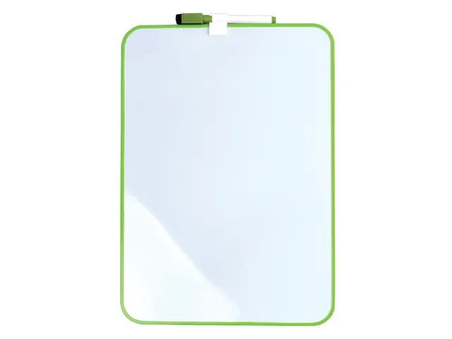 Whiteboard Desq 24x34cm + marker groen profiel