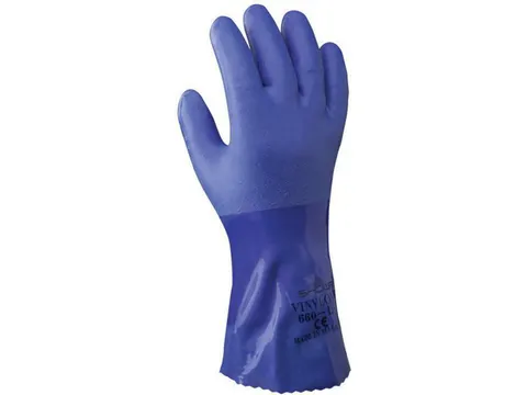 Gants protection chimique Showa 660/36, taille XL, les 60 paires