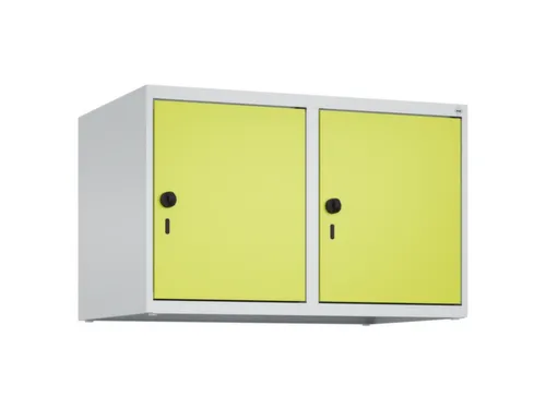 opzetkast,v. locker,2vak.,vak B 400mm,HxBxD 500x800x500mm,vleugeldeur