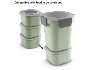 #*Lunch set Groen Sigma home food set 3 stuks9,3 x 9,3 x 16,7 cm - 4