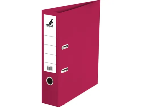 Ordner Kangaro A4 2 rings 75mm PP/Papier bordeaux