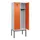 locker,HxBxD 2120x800x500mm,2vak,vak B 400mm,cil.-slot,voetonderstel