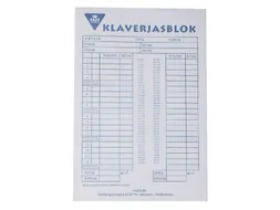 Scoreblok Klaverjas 50 vel