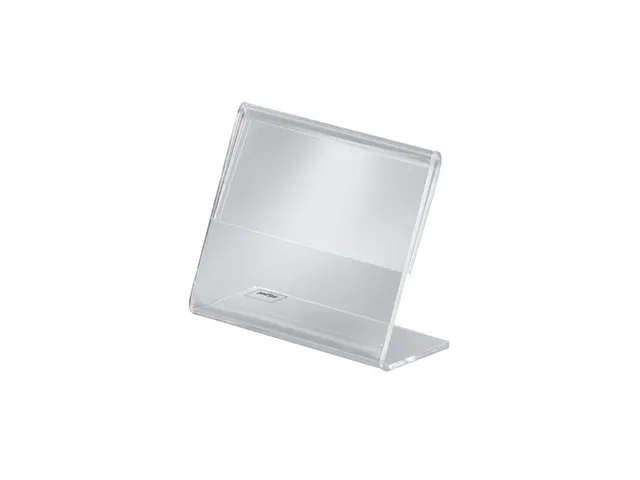 Info Prijsstandaard Sigel A8 dwars transparant acryl doos a 10 stuks