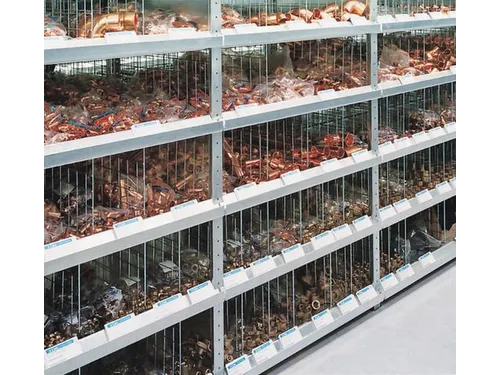 Inhaakstelling Basisveld 2000x1056x636mm 5legborden 230kg Ral7035