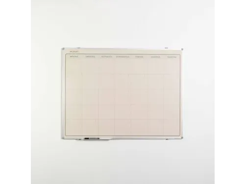 Maandplanner Elegance Duits softline profiel 8mm 90x120cm aluframe