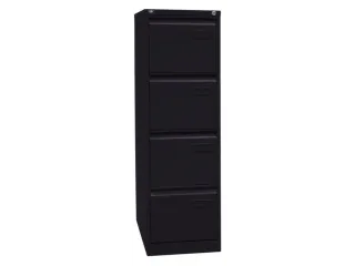 hangmappenkast,HxBxD 1321x413x622mm,4hangmappenframes,1baan,romp zwart - 5