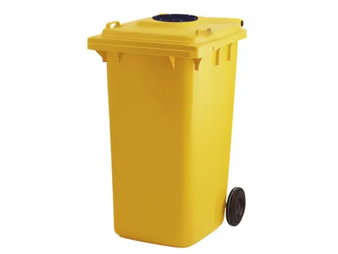 Glascontainer 240 liter Geel