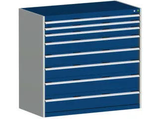 Ladekast 1200x1300x750mm 8laden 75kg Kleur RAL5010 Blauw - 1