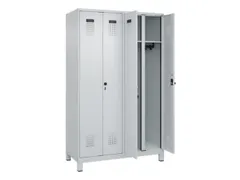 locker voor scheiding van kleding,HxBxD 1950x1200x500mm,4vak