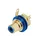 Rean - Phono Chassisdeel (Rca) - Vergulde Contacten - Blauw
