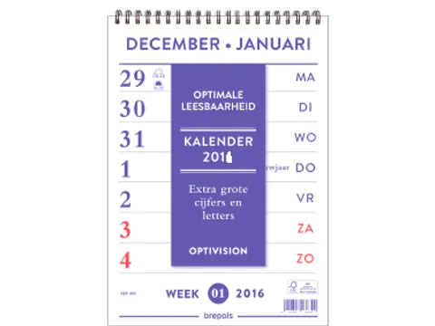 Optivision kalender Nederlandstalig, 2027