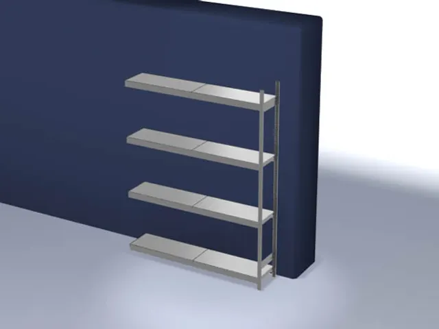 breedvakstelling,aanbouwveld,HxBxD 2500x2020x435mm,vakl. 350kg