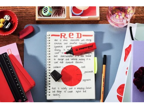 Markeerstift STABILO Boss 70/48 echt rood