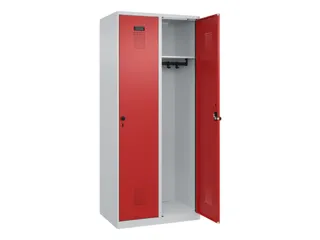 locker,HxBxD 1850x800x500mm,2vak,vak B 400mm,draaigrendel - 2