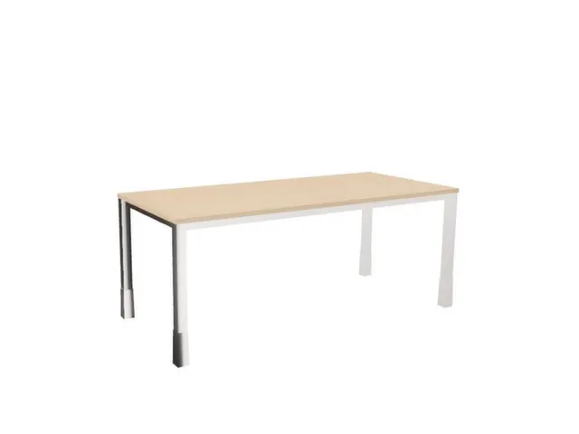 In hoogte verstelbaar bureau,HxBxD 720-840x1800x800mm,NE-esdoorn