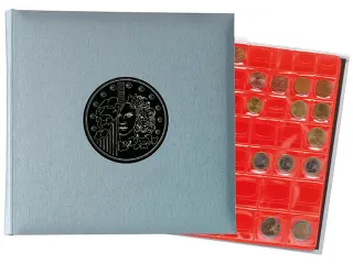 Muntenverzamelalbum Exacompta 24.5x25cm 5 vel à 43 vakjes 4-rings gri - 3