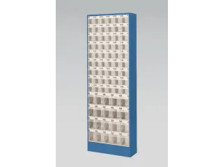 Transparante Magazijnbakken 74Bakken Abs-Kunststof Corpus Ral5007 - 2